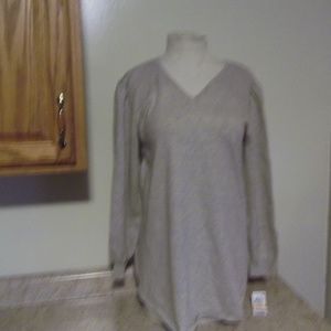 NWT STYLE & CO TUNIC SWEATER HAMMOCK HEATHER SZ S